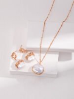 BAROQUE PEARL CHAIN NECKLACE