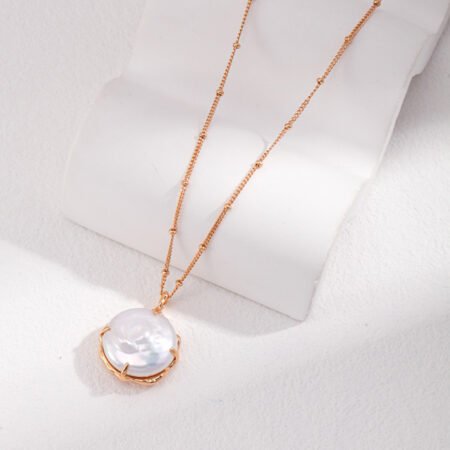 BAROQUE PEARL CHAIN NECKLACE